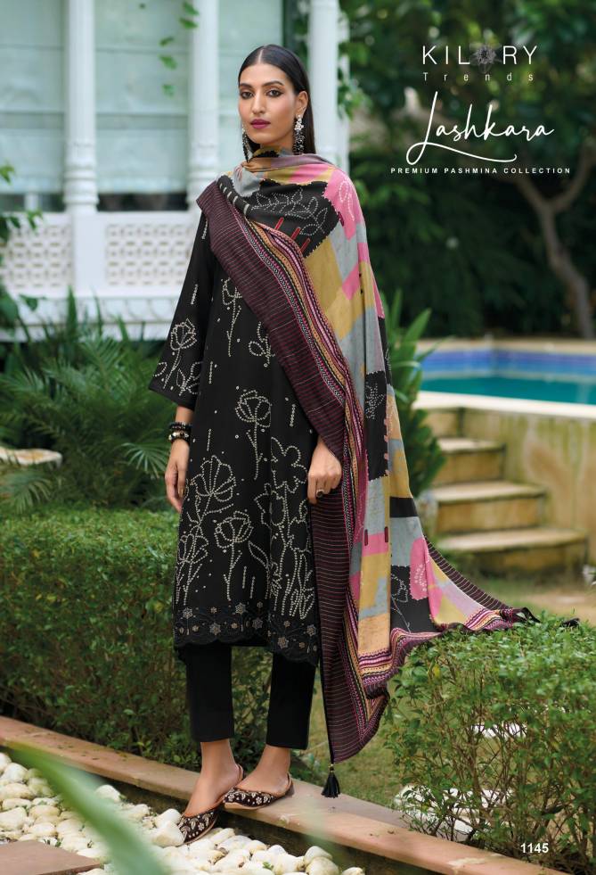 Lashkara By Kilory Pashmina Kurti With Bottom Dupatta Exporters In India