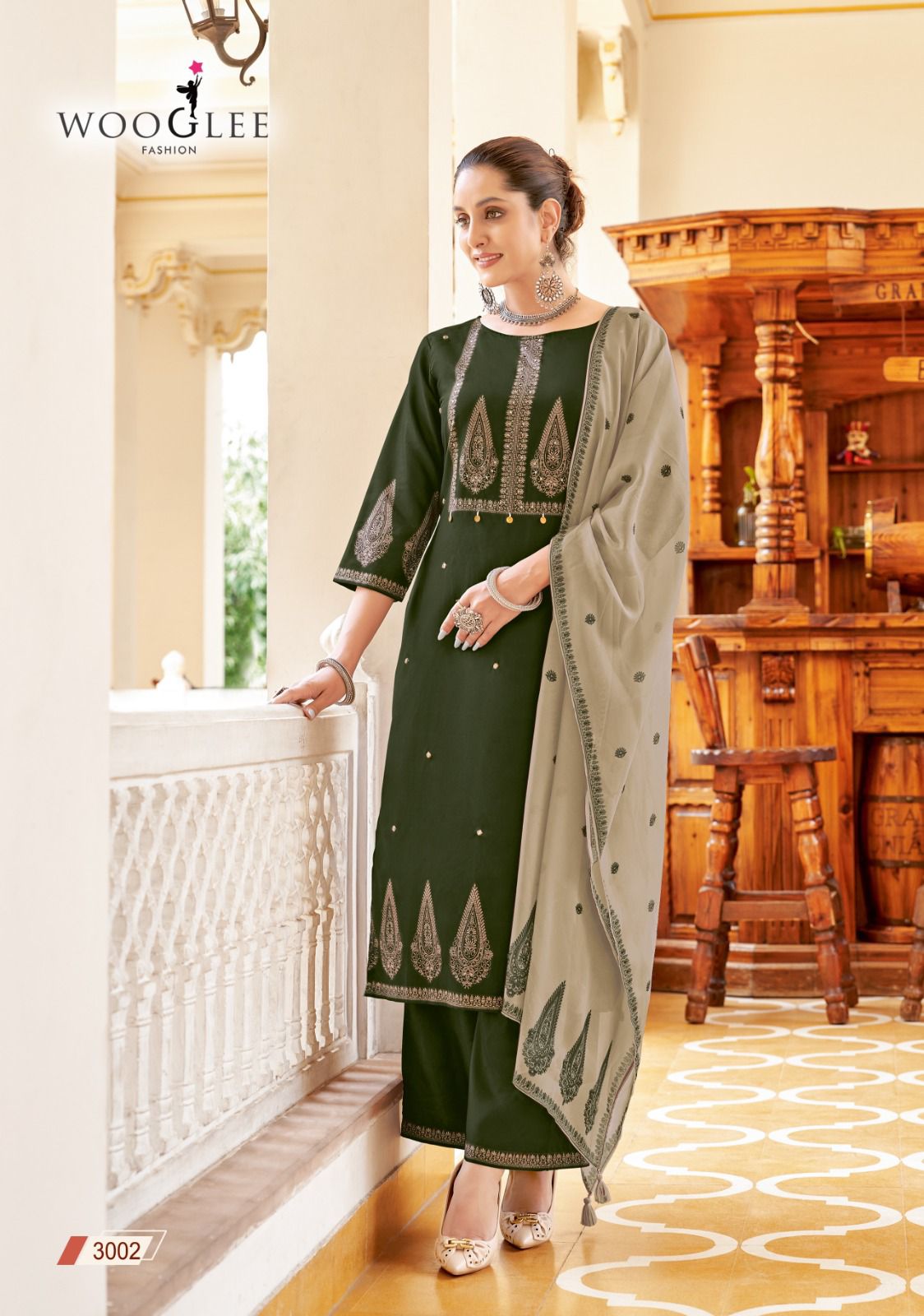 Swaraj By Wooglee Viscose Weaving Kurti With Bottom Dupatta Orders In India