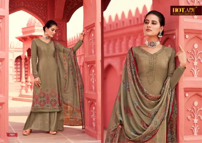 Hotlady Kasturi 7521 Series Fancy Festive Wear Digital Printed Salwar Kameez Collection