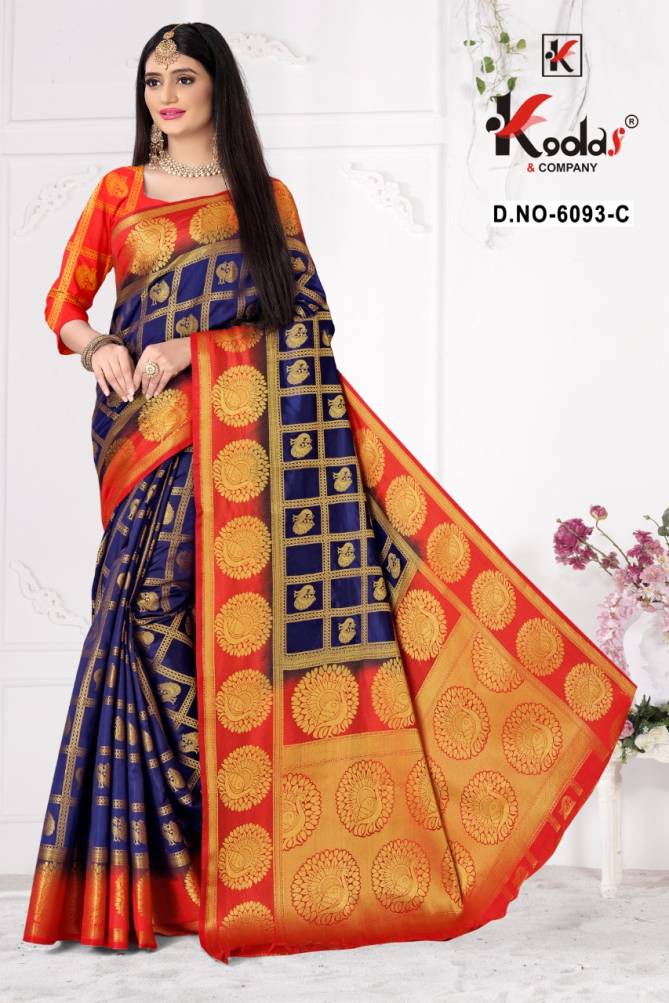 Myra 6093 Latest fancy Designer Festive Wear Banglory Silk Saree Collection
