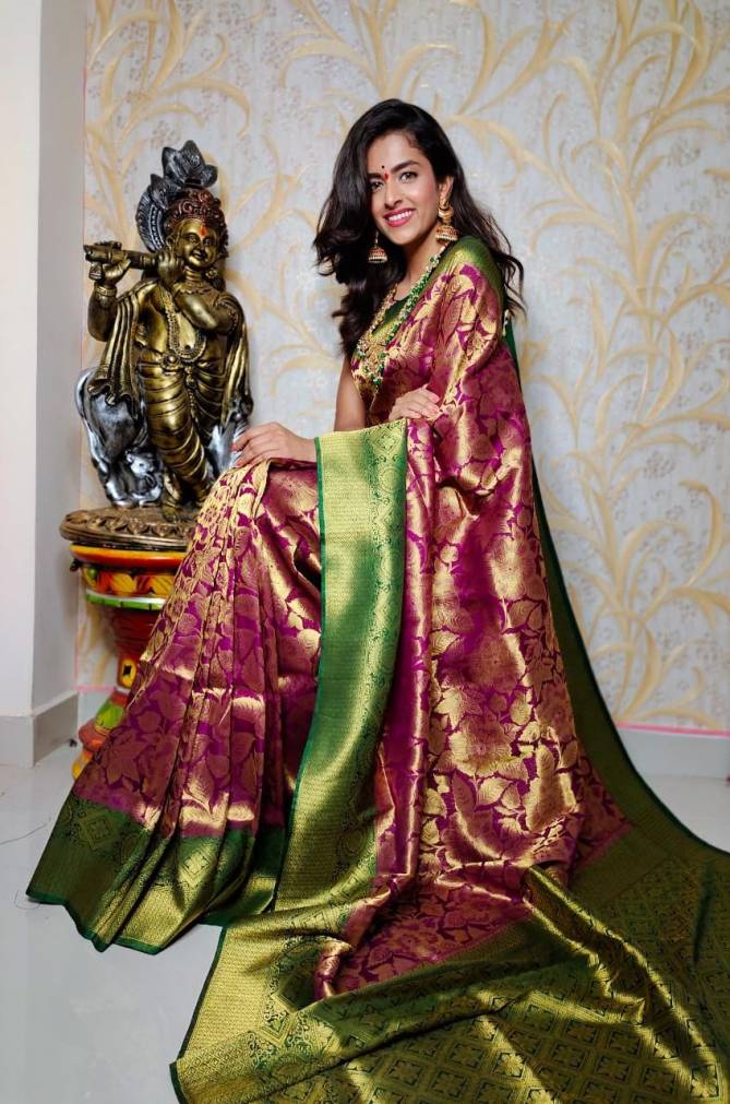 Magalyapattu Meenakari 2 Ethnic Wear Fancy Designer Banarasi Silk Sarees