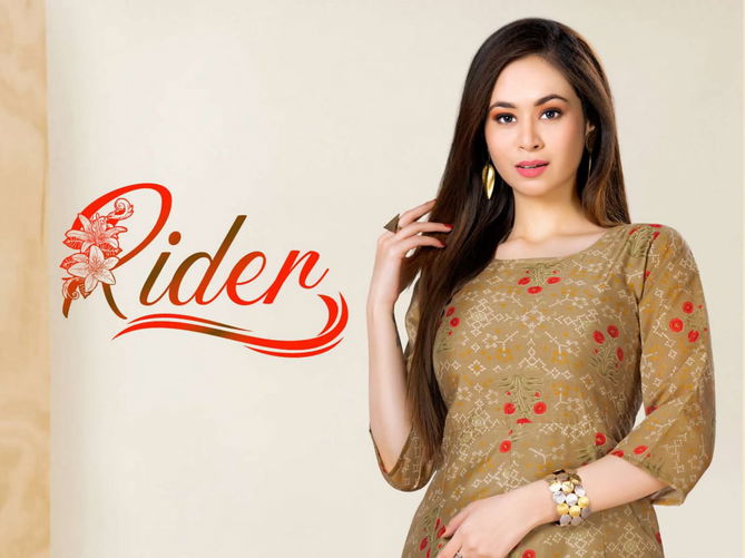 Beauty Queen Rider Ethnic Wear Silk Designer Kurti Collection