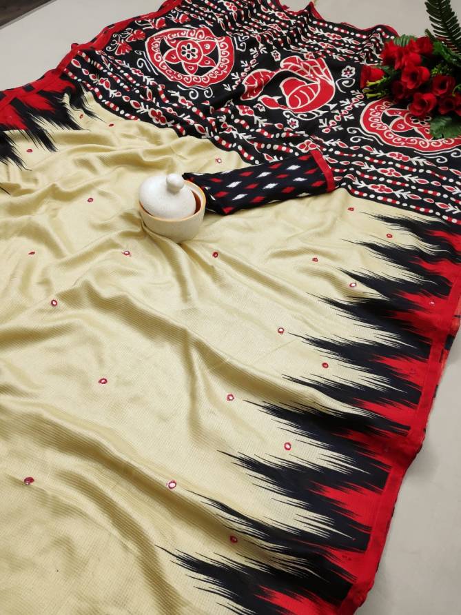 Mahek 29 Latest Fancy Casual Wear Designer Cotton Silk Sarees Collection
