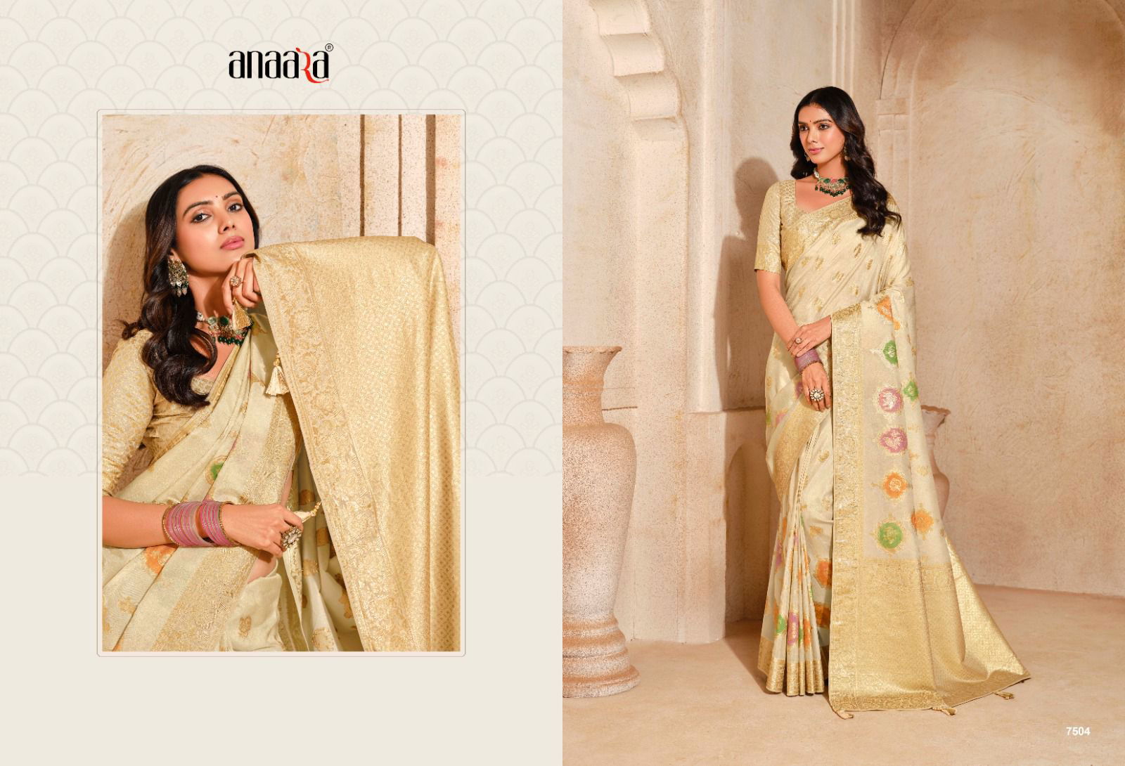 Anaara 7500 By Tathastu Silk Designer Saree Wholesale Shop In Surat