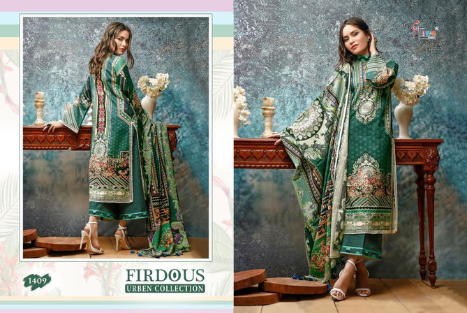 Shree Fab Firdous Urban Collection Of Latest Designer Printed Cotton Pakistani Salwar Suit 