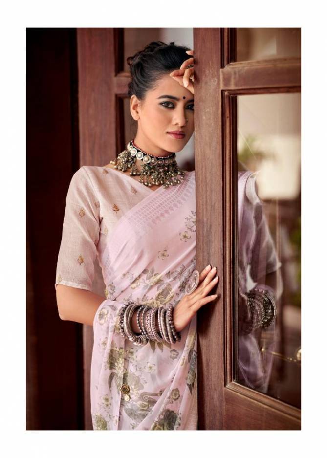Kashvi Vihana Designer Festive Wear Georgette Printed  Saree Collection