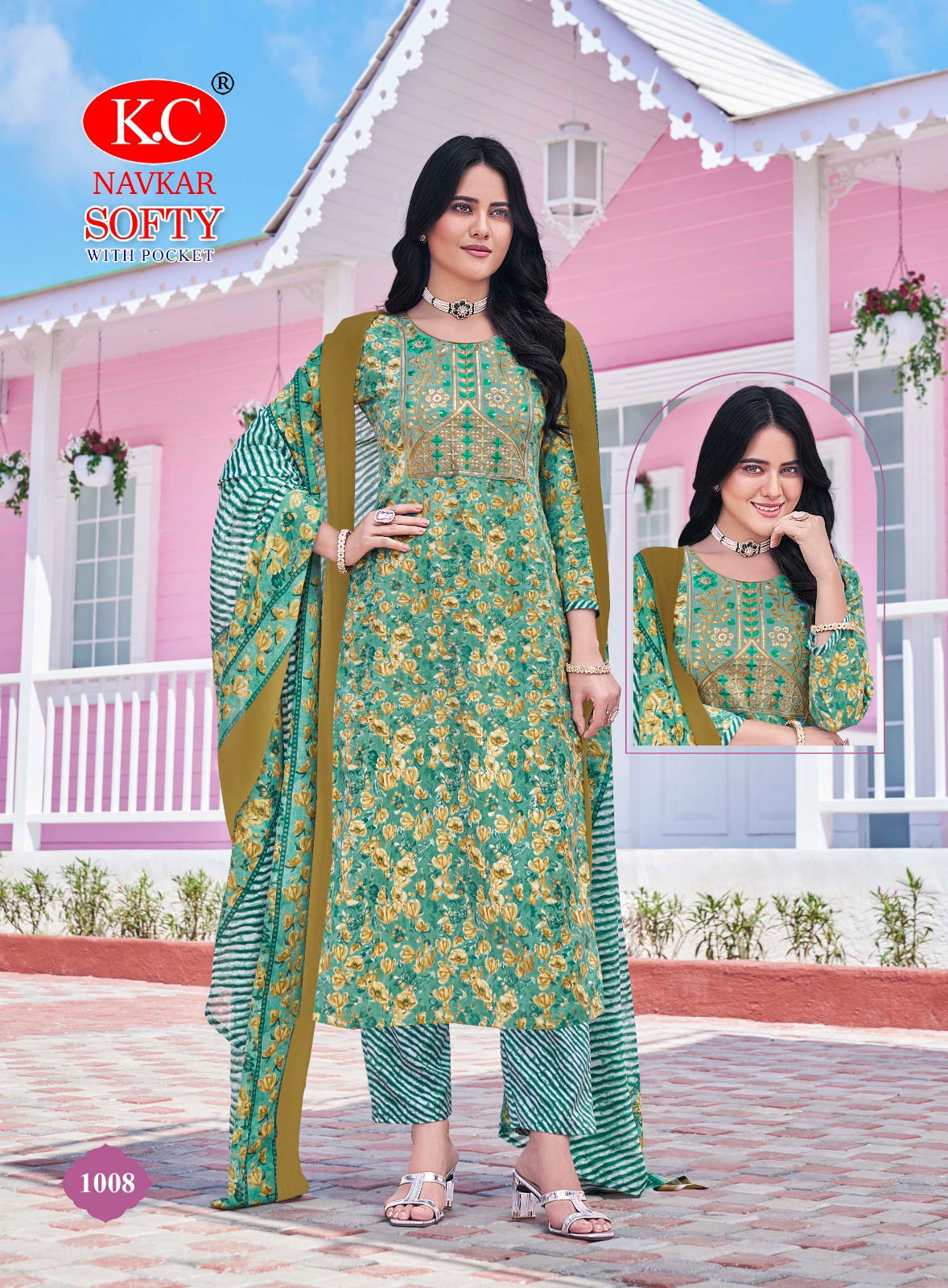 Softy 1 By Kc Cotton Printed Kurti Bottom With Dupatta Bulk Orders In India