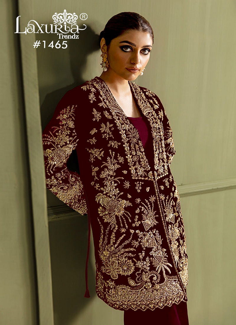 1465 By Laxuria Trendz Kurti With Bottom Wholesale In Delhi