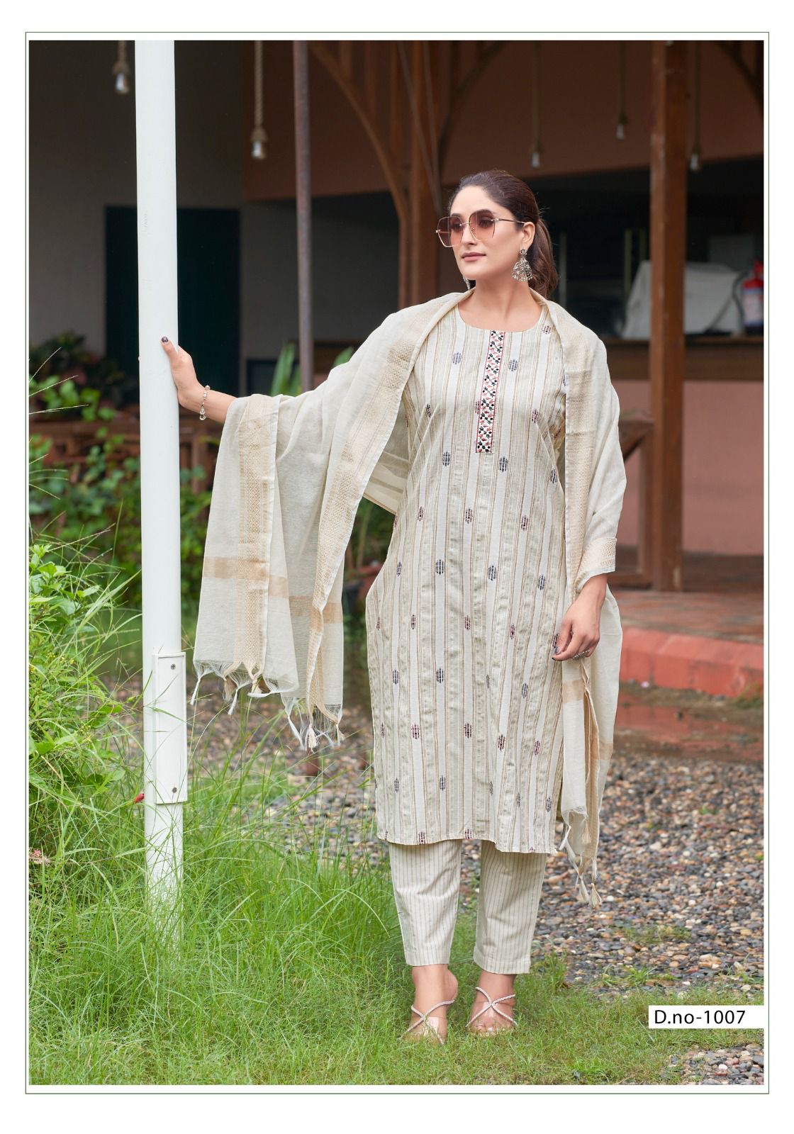 Liza Vol 1 By Mystic 9 Cotton Handloom Kurti With Bottom Dupatta Exporters In India