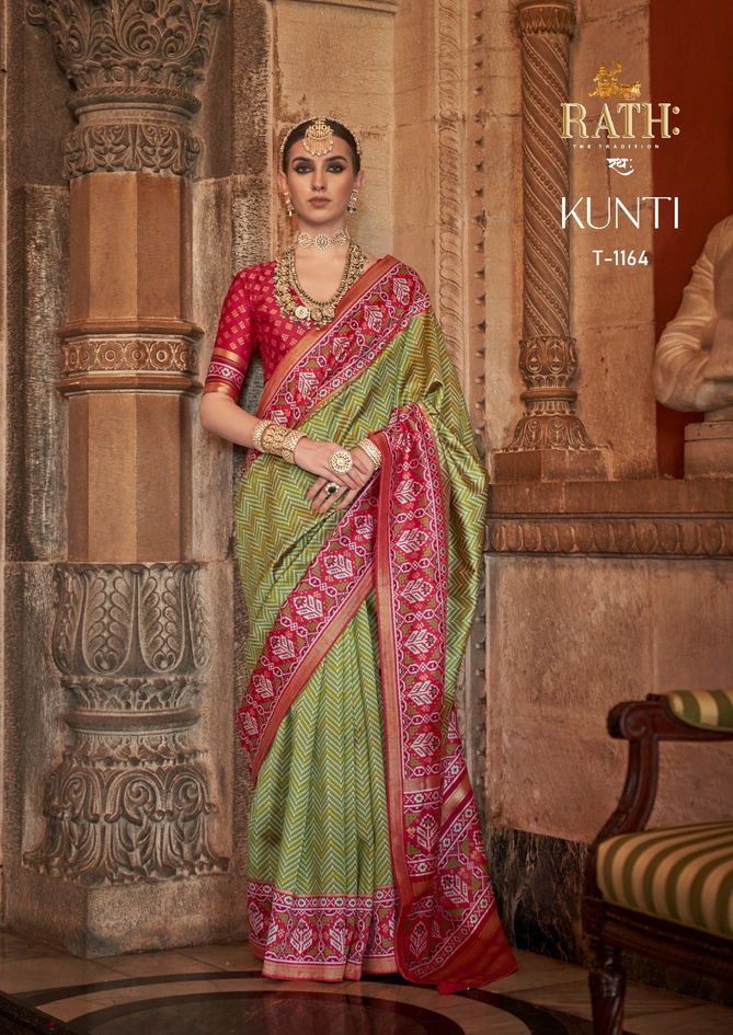 Kunti 1162 To 1171 By Rath Silk Printed Designer Saree Wholesale Online