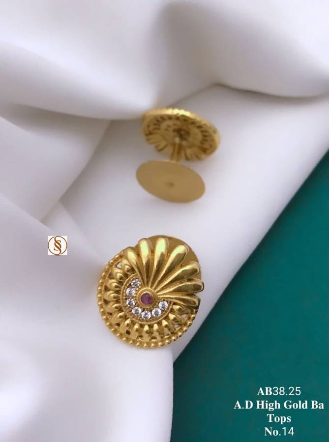Ad High Gold Baa Wholesale Tops Earrings manufacturers