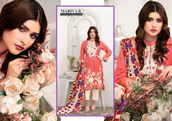 Mariya B Lawn Latest fancy Designer Casual Wear Collection Edition 4 Karachi Dress Material Collection
