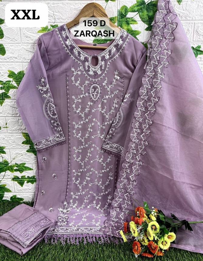 Zarqash Z 159 Faux Georgette Pakistani Readymade Suits Catalog

