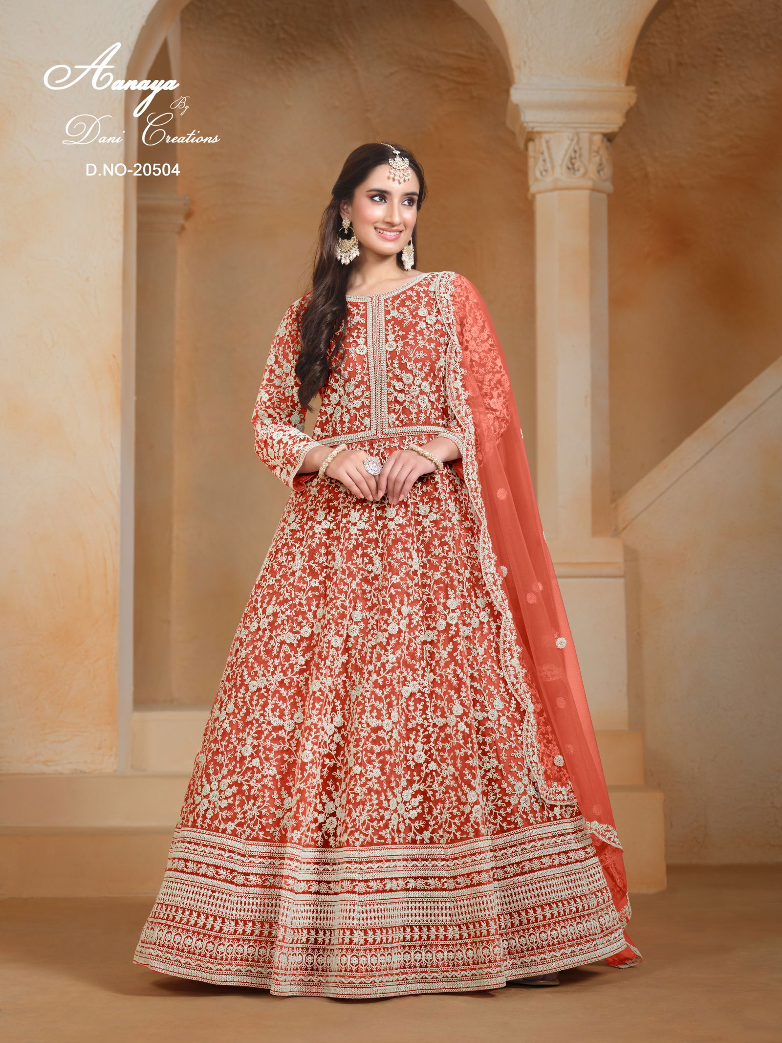 Aanaya Vol 205 By Twisha Net Salwar Suit Exporters In India