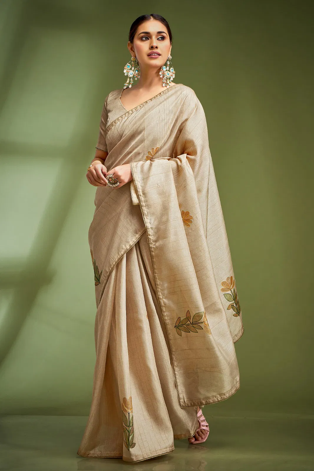 Neetika Silk By Kala Jamun Tussar Designer Wear Saree Wholesalers In India