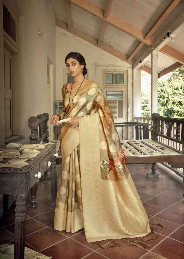 SHAKUNT NIHASVI Latest Fancy Designer Casual Wear Silk Digital printed Saree Collection