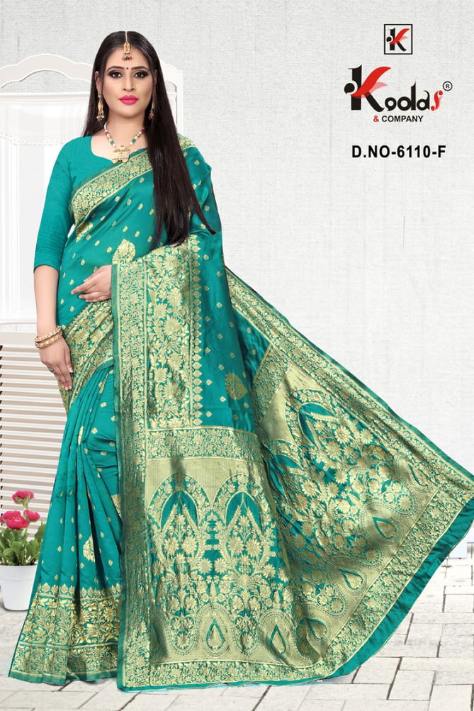 Skoda 6110 Fancy Silk Festive Wear Designer Latest Saree Collection
