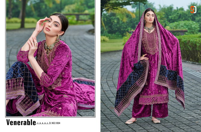 Noor By Shraddha Winter Wear Velvet Designer Pakistani Suits Wholesale Online
