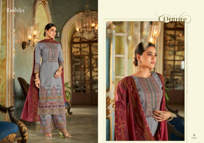 Azara Radhika Kazo Cotton Designer Fancy Festive Wear Dress Material Collection
