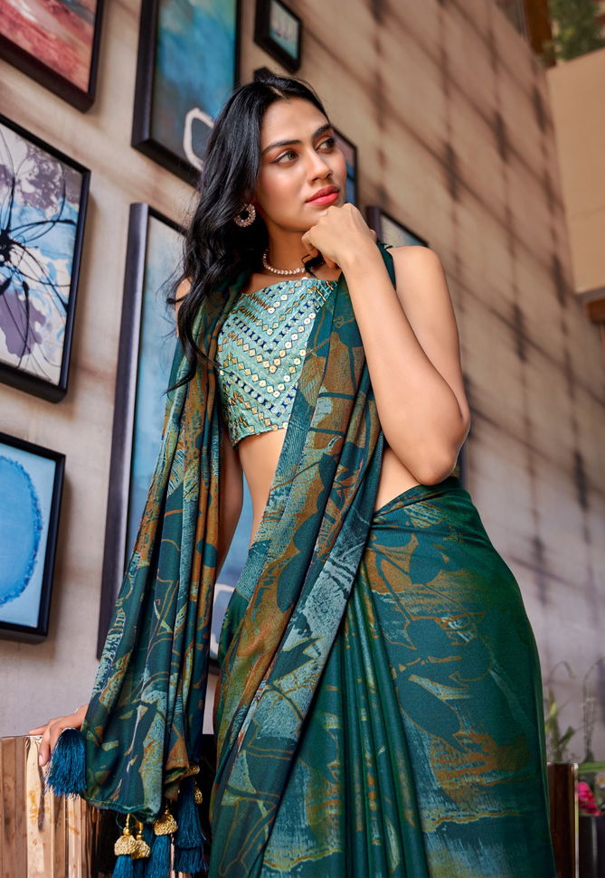 Shannon By Stavan Velvet Saree Catalog