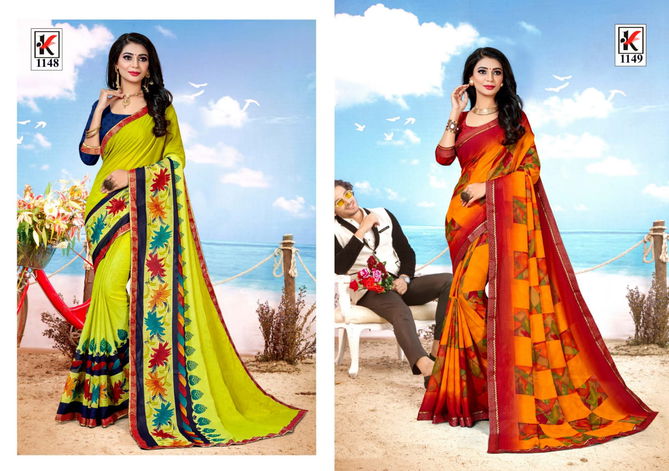 Lakire 1 Casual Daily Wear Renial Printed Designer Saree Collection
