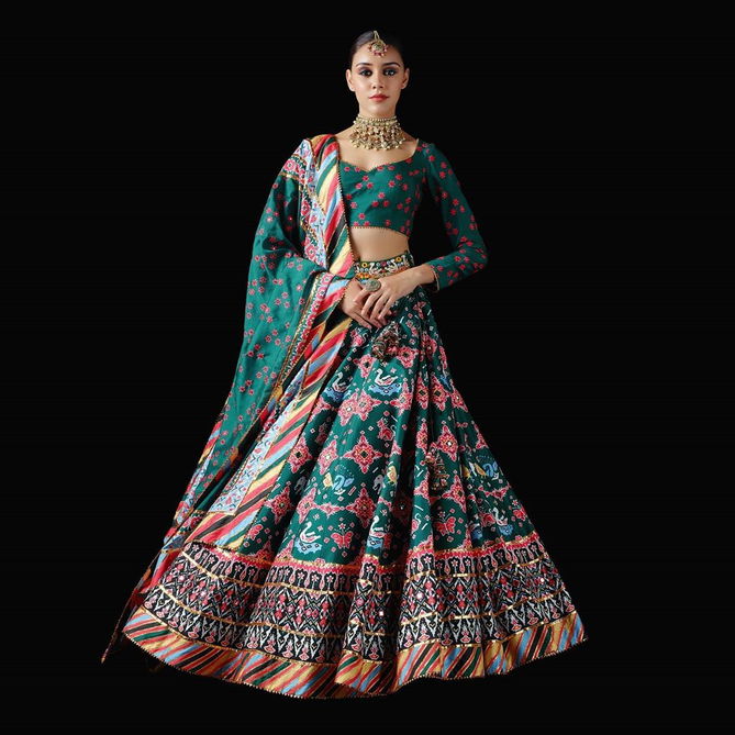 Palkhi Exclusive Party Wear Designer Patola Silk Lehenga Choli Collection