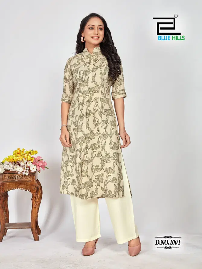 Maher By Blue Hills Rayon Printed Wholesale Kurtis Suppliers In Mumbai