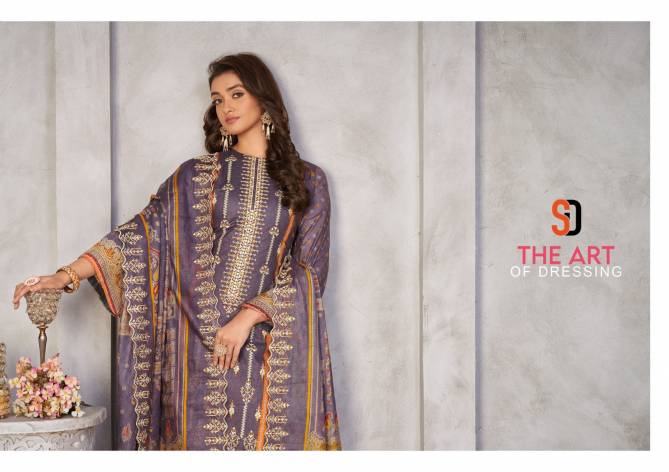 Bin Saeed Vol 3 By Sharddha Pure Cotton Readymade Suits