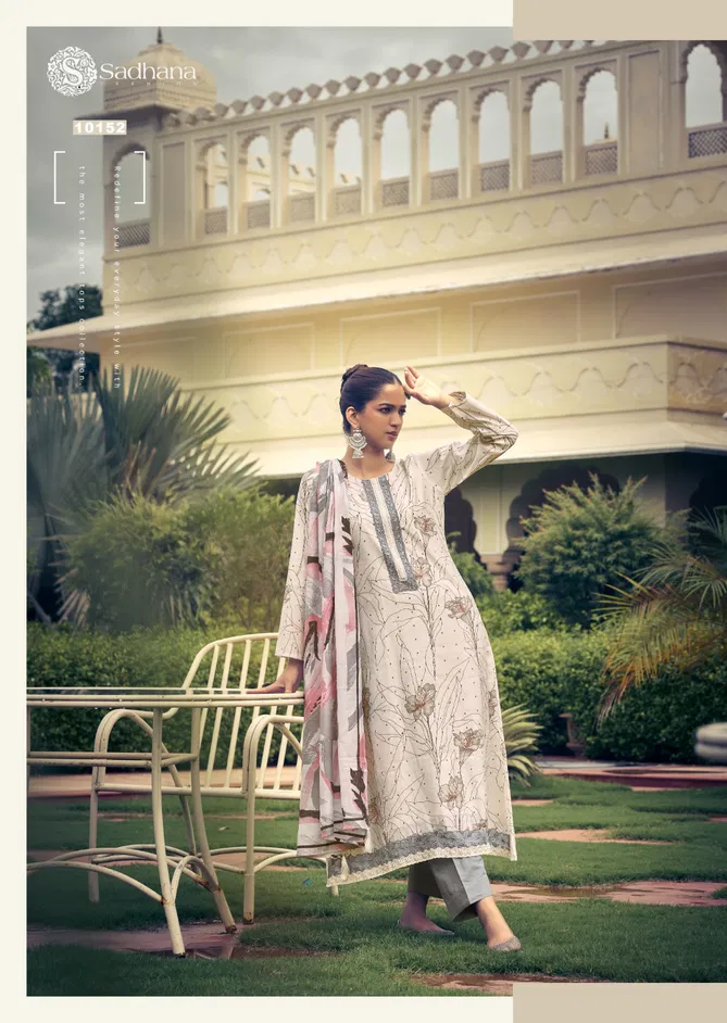 Ruhaani By Sadhana Simar Musline Silk Dress Material Wholesale In India