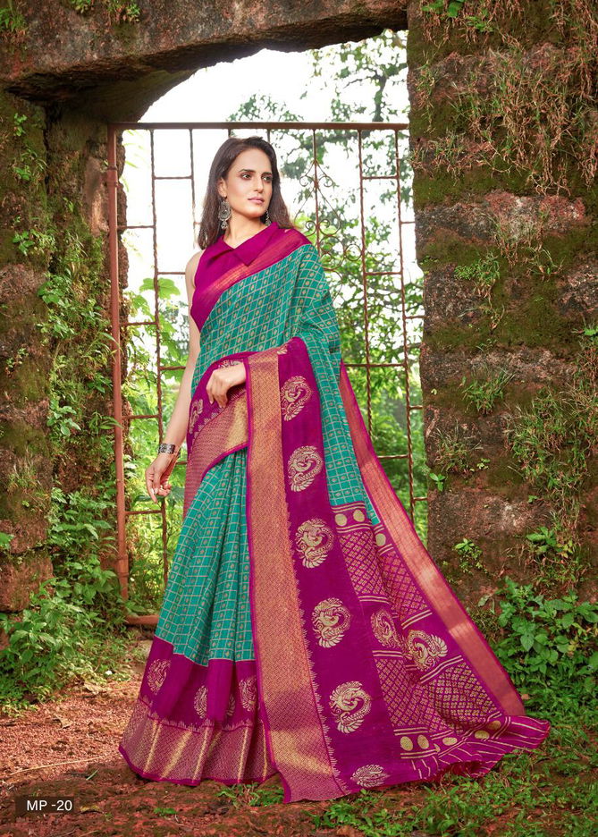 Shreyans Malang Pattu Part 2 Designer Festival Wear Cotton Silk Printed Saree