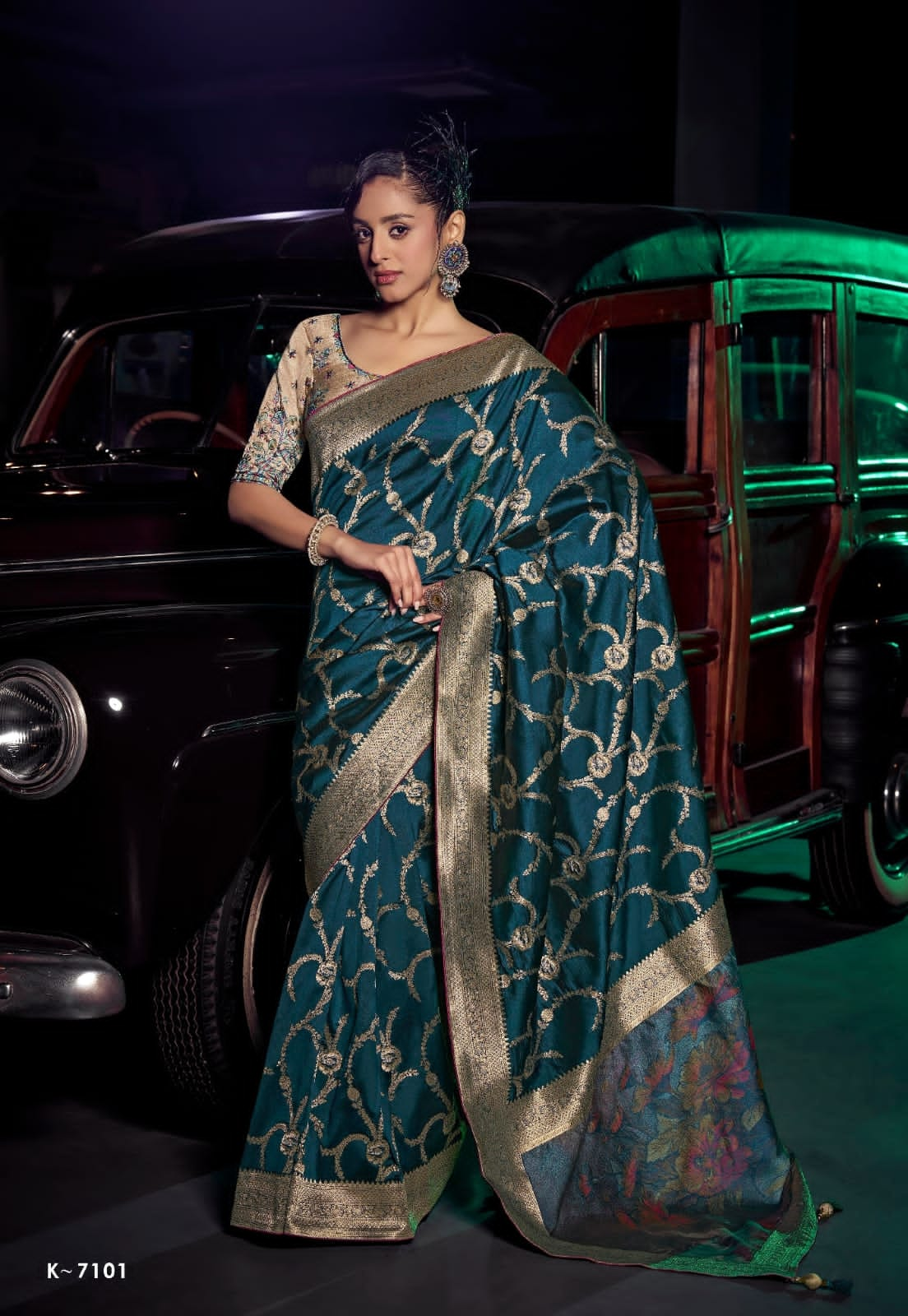 Kavisha By Kira Pure Silk Designer Wear Saree Wholesale Market In Surat