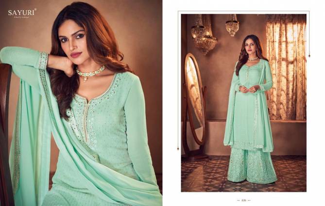 Sayuri Rivaaj Heavy Wedding Wear Georgette New Fancy Designer Salwar Kameez Collection