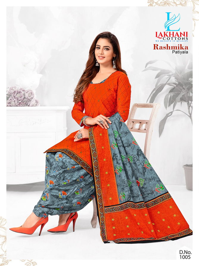 Lakhani Rashmika Patiyala 1 Latest fancy Designer casual Wear Readymade Salwar Suit Collection
