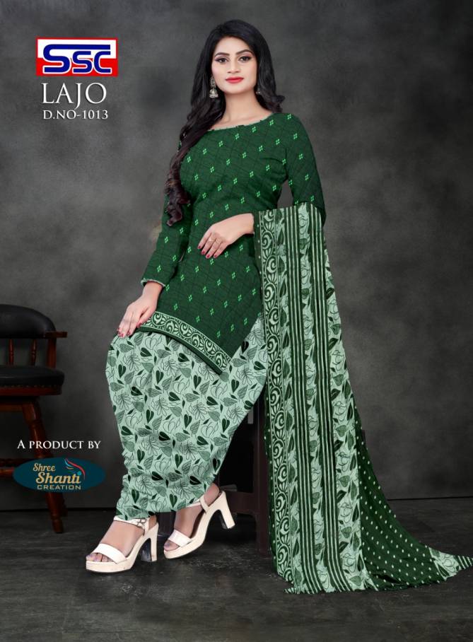 Ssc Lajo Casual Wear American Crepe Silk Printed Dress Material Collection