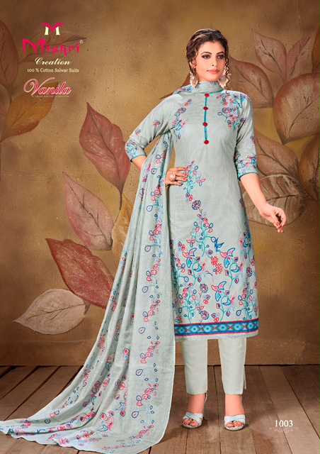Mishri Vanila Latest Fancy Designer Regular Casual Wear Printed Pure Cotton Collection
