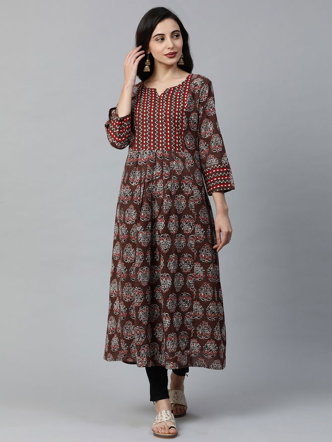 Indo Era Kurta Set 2 Latest Fancy Designer Ethnic Wear Pure Cotton Printed Readymade Collection
