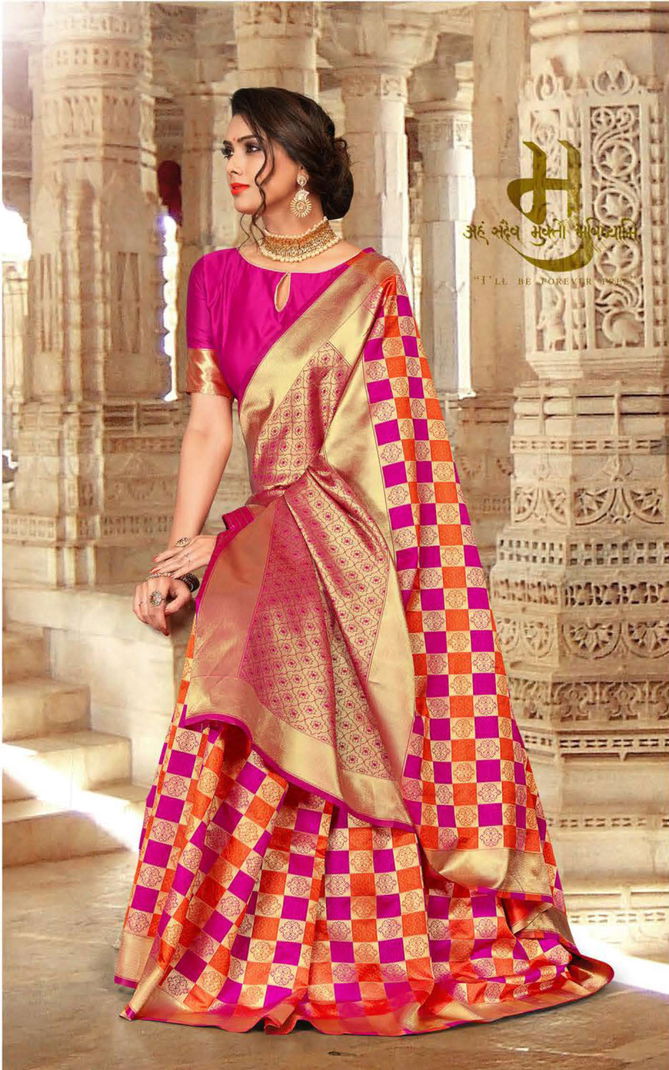 Sangam Unnati Fancy Casual Wear Silk Latest Design Sarees Collection