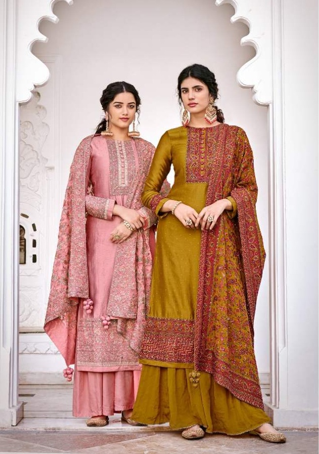 Eba Nyra 2 Viscose Silk Designer Heavy Festive Wear Viscose Silk With Embroidery Work Salwar Kameez Collection

