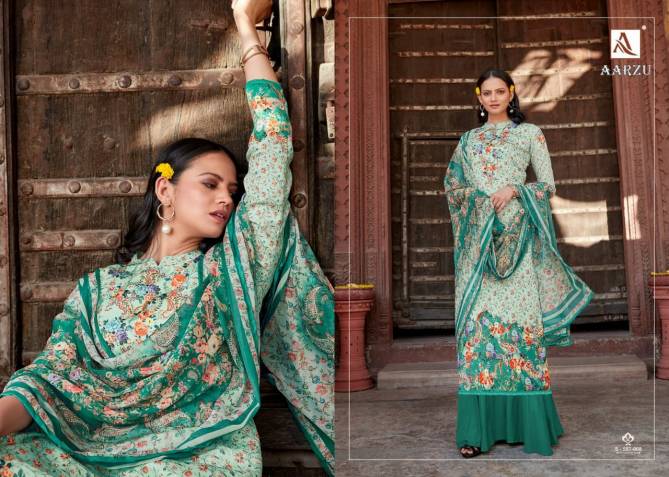 Alok Aarzu Pure Jam Cotton Casual Regular Wear Printed Designer Dress Material Collection
