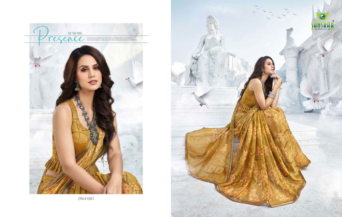 Sanskar Kohinoor Casual Daily Wear Printed Brasov Designer Saree Collection
