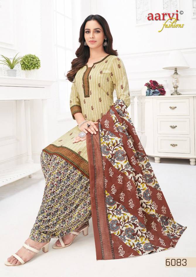 Aarvi Special Patiyala Vol 18 Printed Cotton Dress Material