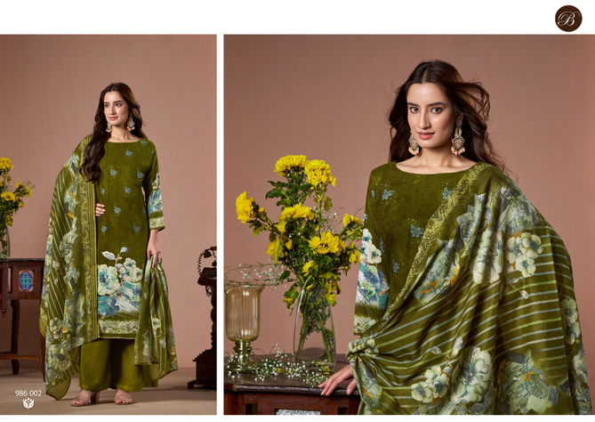 Sabaa By Belliza Viscose Rayon Digital Printed Dress Material Orders In India