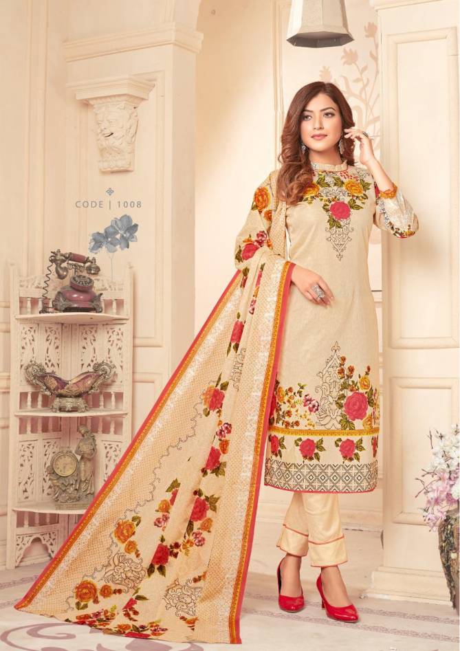 Jagruti Nargis 11 Latest Regular Casual Wear Karachi cotton Printed Cotton Dress Material Collection
