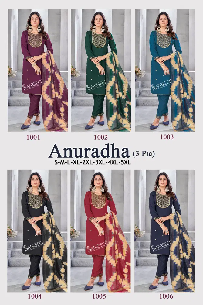 Anuradha By Sangeet Rayon Embroidery Kurti With Bottom Dupatta Orders In India