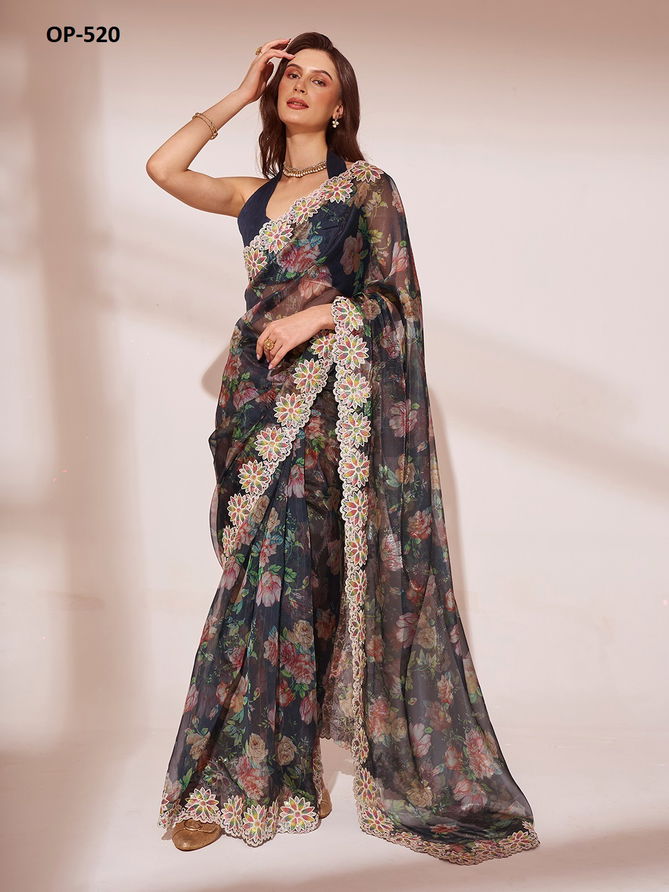 Laxminam OP 520 Jimmy Choo Designer Saree Suppliers In India