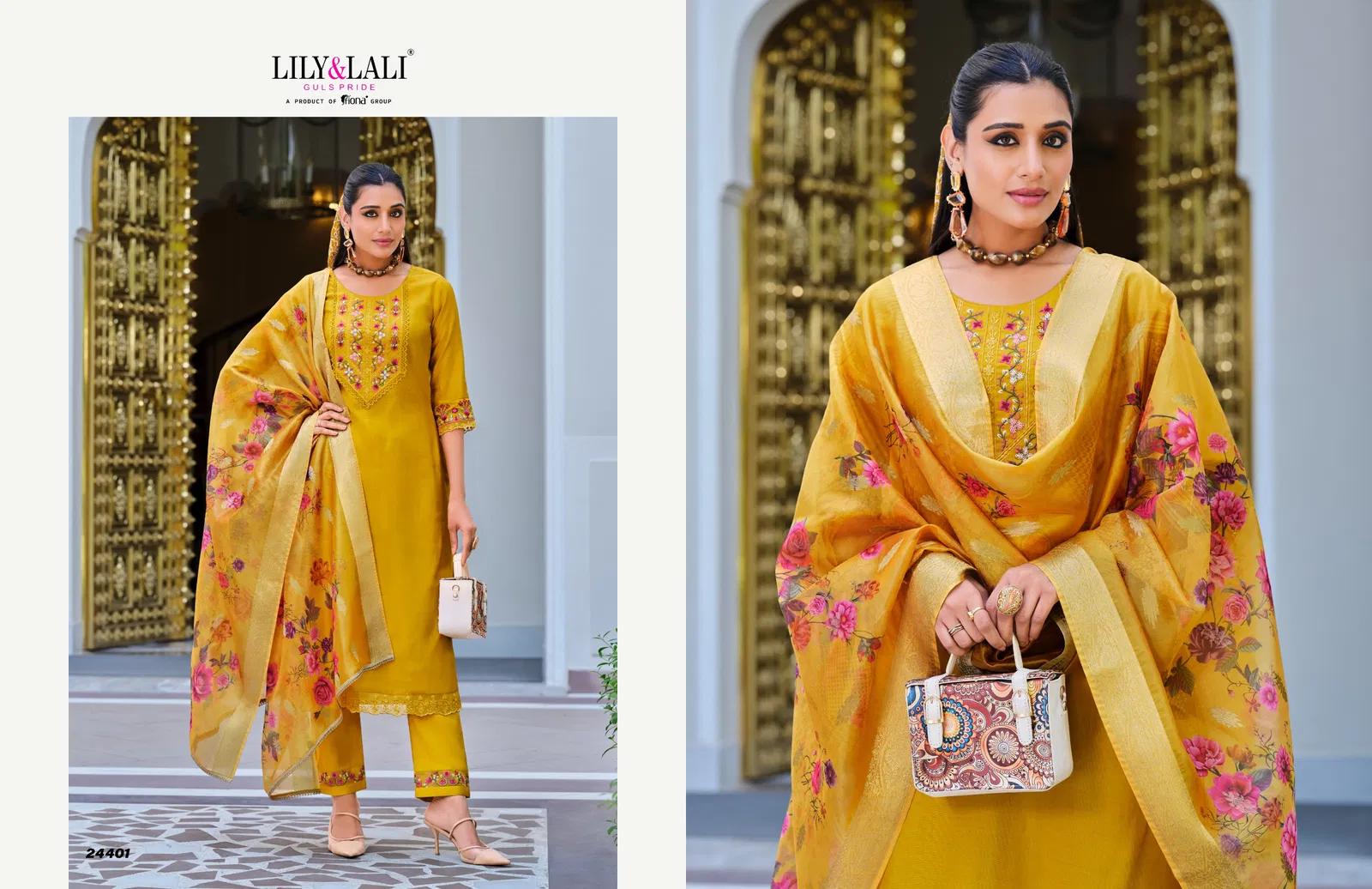 Malvika Vol 3 By Lily And Lali Viscose Embroidery Kurti With Bottom Dupatta Wholesale In India