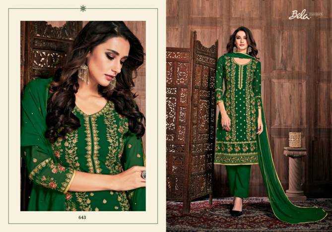 Bela Presia Latest Fancy Designer Casual Wear Georgette Churidar Salwar Suits Collection
