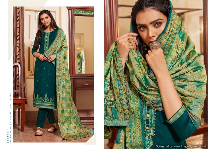 Kessi Asopalav 15 Latest Designer Festive Wear Jam Silk Embroidery Work Salwar Suit Collection With Banarasi Silk Dupatta 