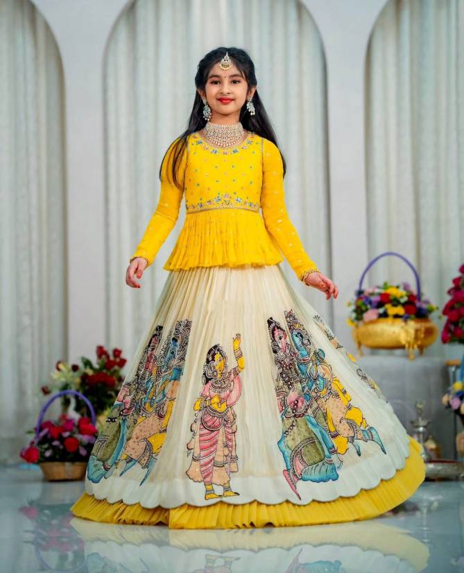 OC 185 Fox Georgette Girls Wear Kids Lehenga Choli Suppliers In India