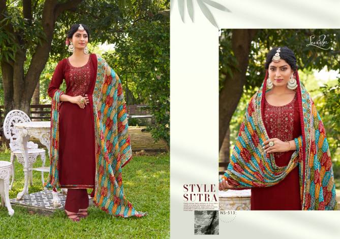 Nivisha Vol 7 By Levisha 513 To 518 Printed Dress Material Wholesale Market In Surat With Price

